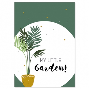 A5 kaart My little garden!